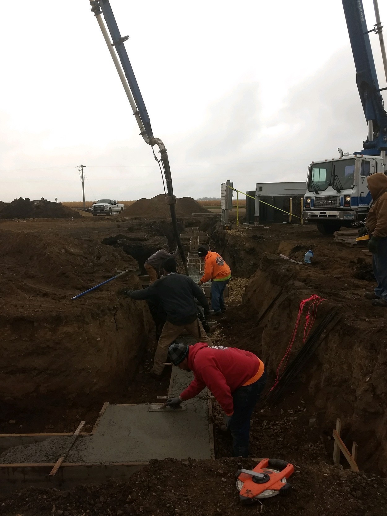 North Wall Strip Footing