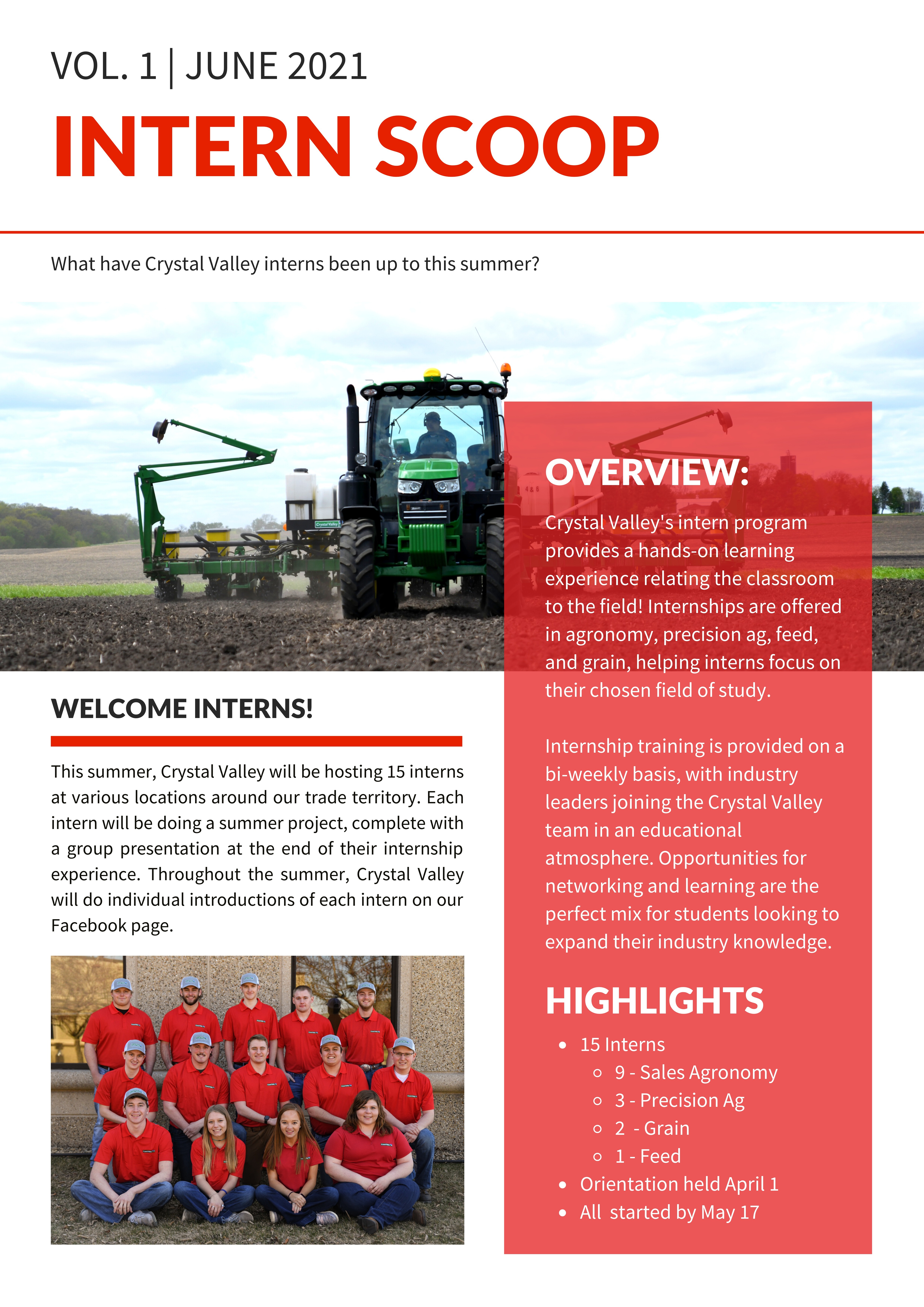 Final Intern Newsletter June 1